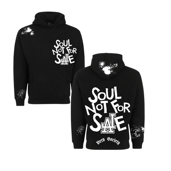 Soul Not For Sale Black Hoodie