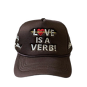 Love is a Verb Brown, Gold& Red